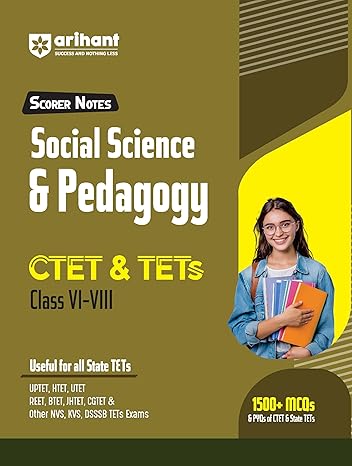Scorer Notes Social Science & Pedagogy CTET & TETs (Class VI - VIII)